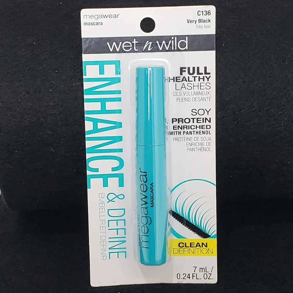 Wet n Wild Megawear Mascara in Very Black 7mL Tube!